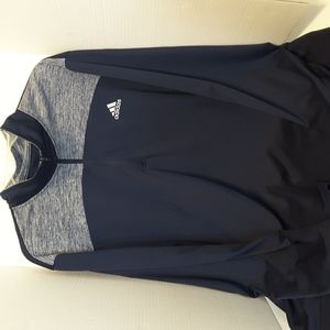Men's Adidas Golf Half-Zip Long Sleeve T-shirt